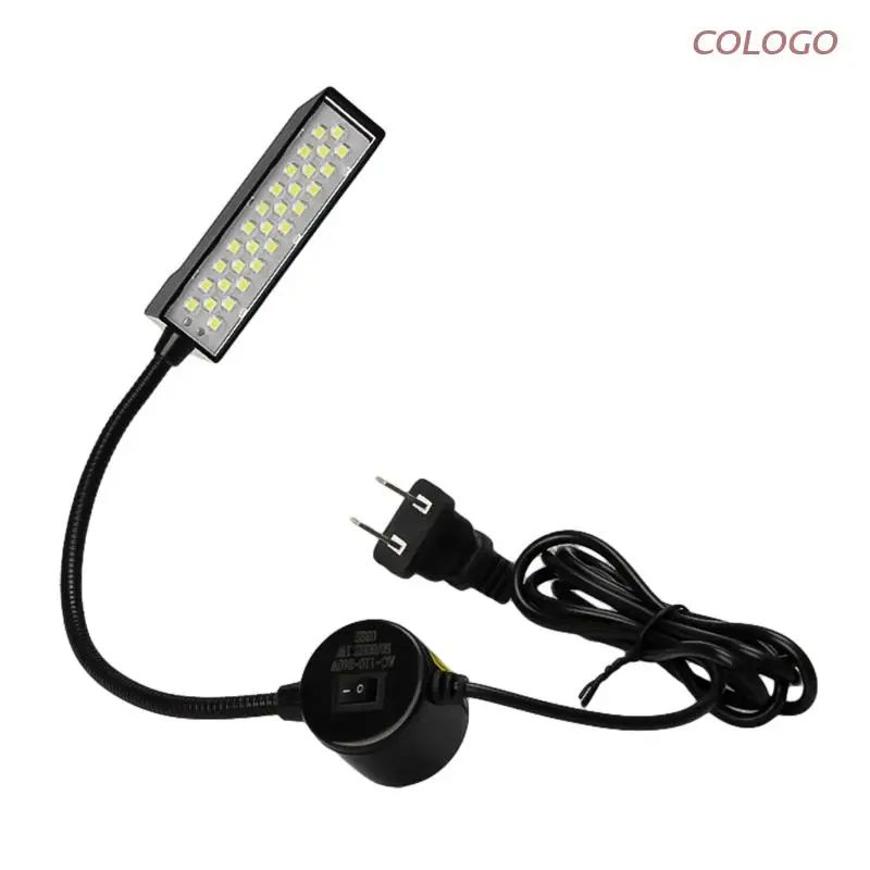 

Led Sewing Machine Light 30 Light Beads Magnetic Mount Work Lamp for Workbench Lathe Drill Press Flexible Gooseneck D0LD