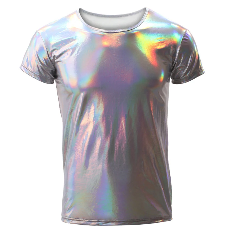 

T Shirt Streetwear Tee Shirt Ice Silk Men's Clothes