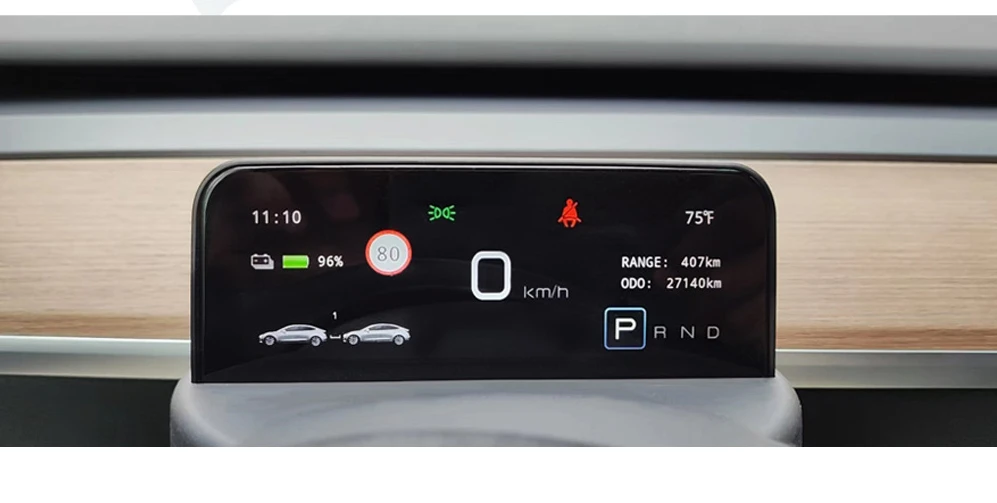 

for Tesla Car Head Up Display Screen Digital HUD Speedometer On Board Computer Windscreen Automobile Accessories