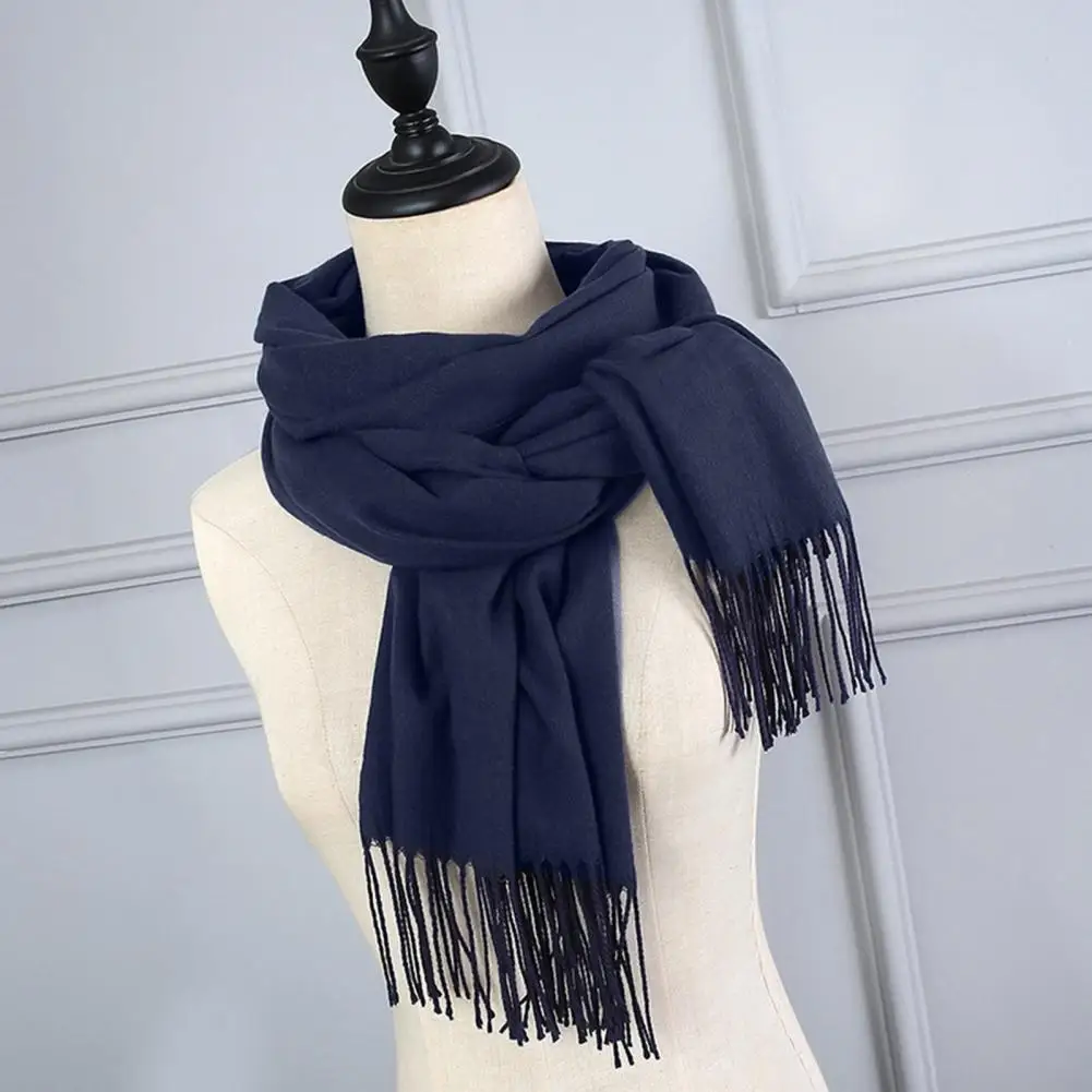 

Popular Women Shawl Female Knitted Scarf Long Lady Autumn Winter Shawl Headband Keep Warm