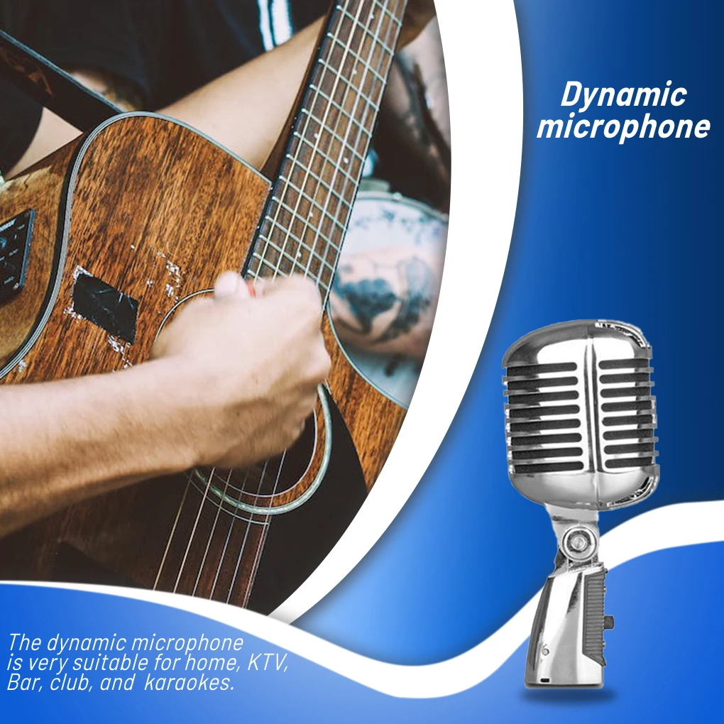 

Dynamic Microphone Vintage Nightclub Speech Mic Electric Accessories