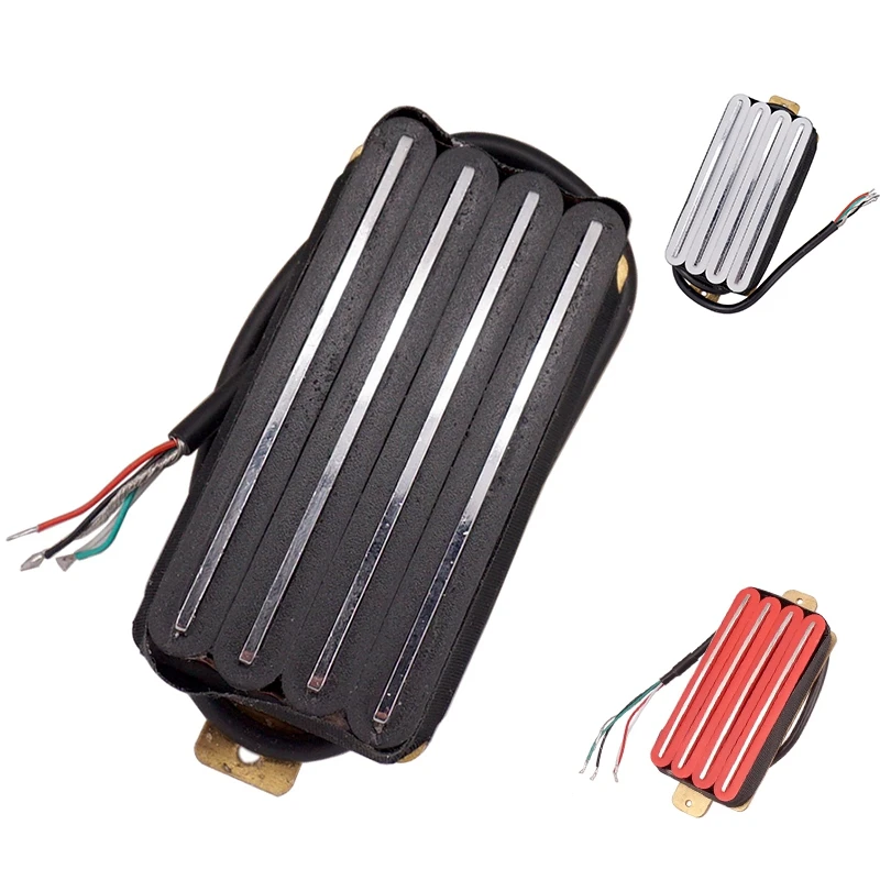 

Hot Rail 2-Dual Blade Electric Guitar Humbucker Pickups 4 Wire Pickup Guitar Pickup Accessories