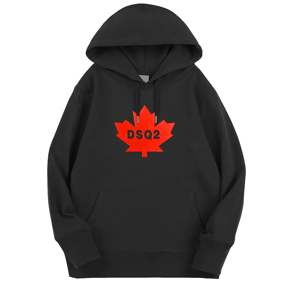 

DSQ2 - long sleeve cotton hoodie, unisex clothing, high, casual, warm, with letters, winter collection hoodie men hoodies