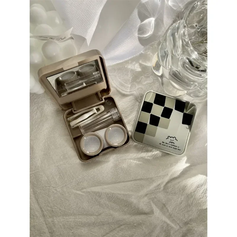 2 шт. портативный контейнер для объектива с зеркалом