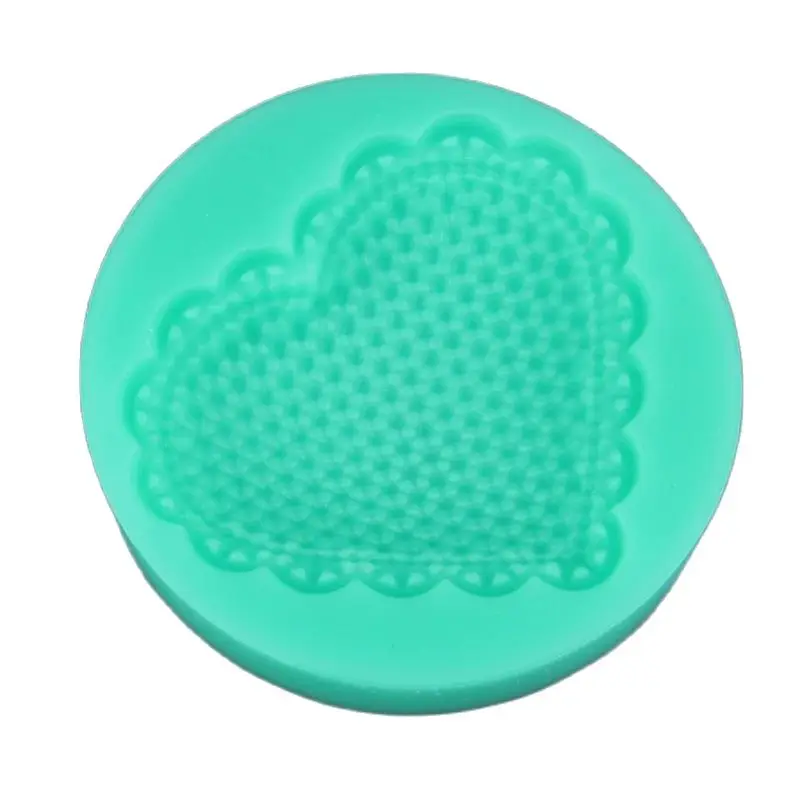 Силиконовый круглый Романтический рисунок романтического сердца MRF HB1028