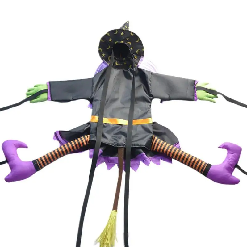 

Halloween Ornaments For Tree Witches Crashing Witch Doll Funny Crashing Witch Into Tree Hangable Doll For Halloween Decor