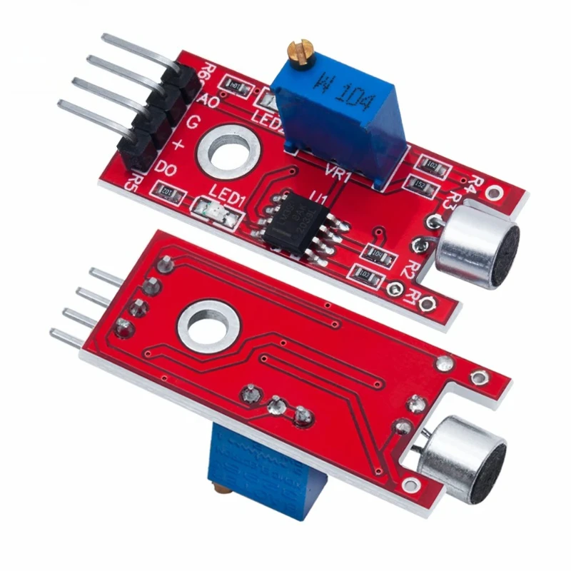 Модуль обнаружения звука с микрофоном для Arduino, AVR, PIC, аналоговые и цифровые выходные датчики KY-038 KY-037 (art.: 3920dc8edf6ea) - 3920dc8edf6ea