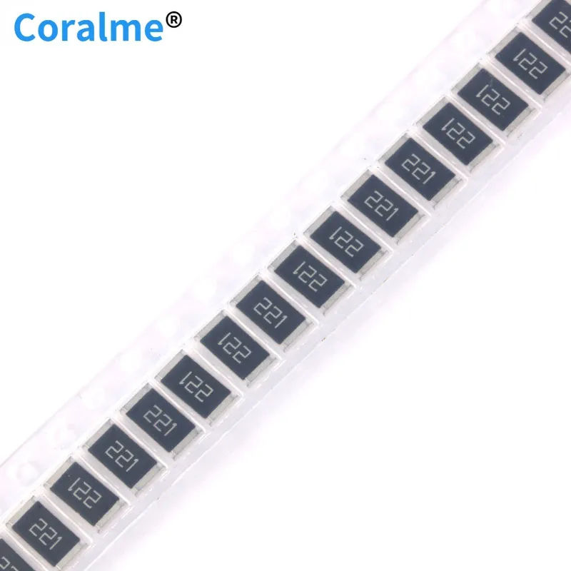 

50 pcs 2512 Chip Resistor 1W 220 ohm 220R SMD Resistor 221 5% DIY Kit