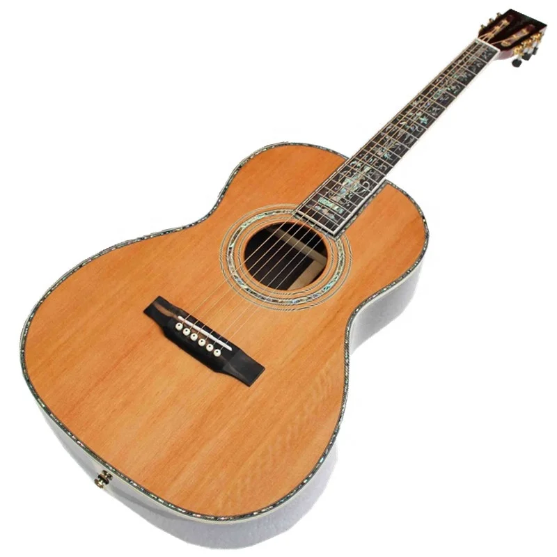 Gleroy акустическая гитара твердая ель топ 39 дюймов 000 стилей древо жизни OEM ODM