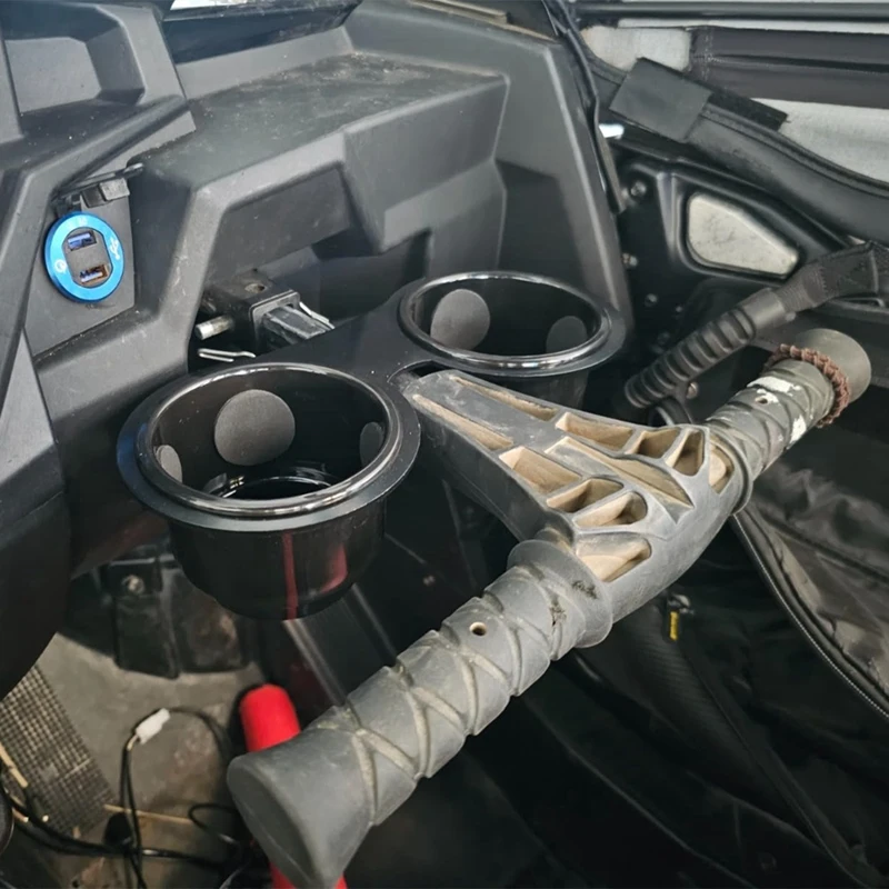 Passenger Grab Handle Cup Holder Kit For Polaris RZR 4 570 800 900 1000 / PRO XP Accessories