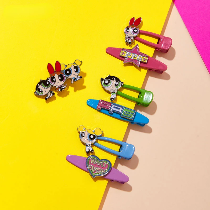 Шпилька для волос с изображением героев мультфильмов девочек