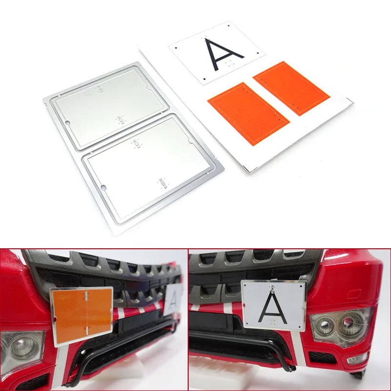 

Металлическая Наклейка для модели транспорта 1/14 Tamiya RC грузовик прицеп самосвал Scania MAN Benz Actros Volvo автозапчасти «сделай сам»