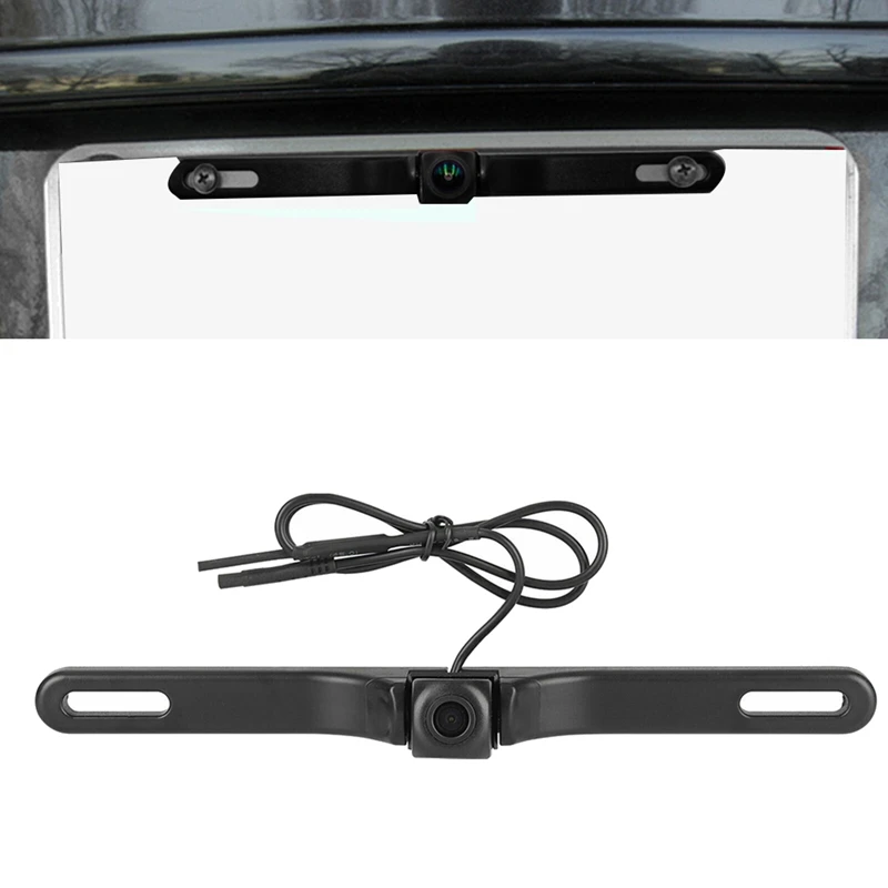 

WIFI 180 Degree Fisheye Lens HD Rear Front View Reverse Backup Camera License Plate Frame Night Vision Parking Camera