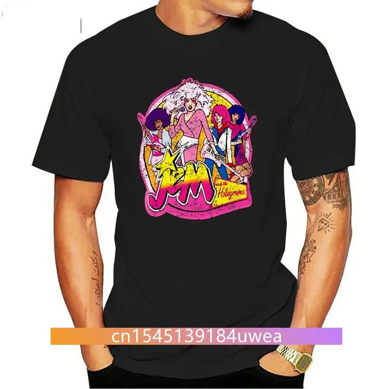 New Distressed looking Jem and the Holograms 80s cartoon T shirt jem hollograms jem holograms jem jem and the holograms