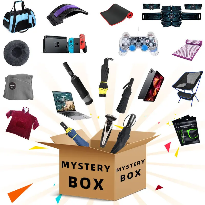 

100% Surprise Gift Premium Electronic Product Mystery Box Boutique Random Item Lucky Gift Box Christmas Gift
