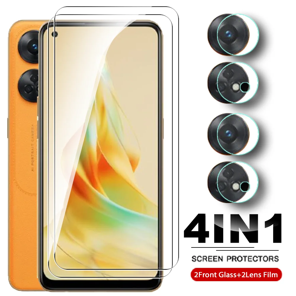 

Прозрачное стекло для Oppo Reno8 T 4G 4 в 1, закаленное стекло Reno 8 Pro + Plus 5G OppoReno8 Z 8 T 8Z 8Pro Reno8T T8