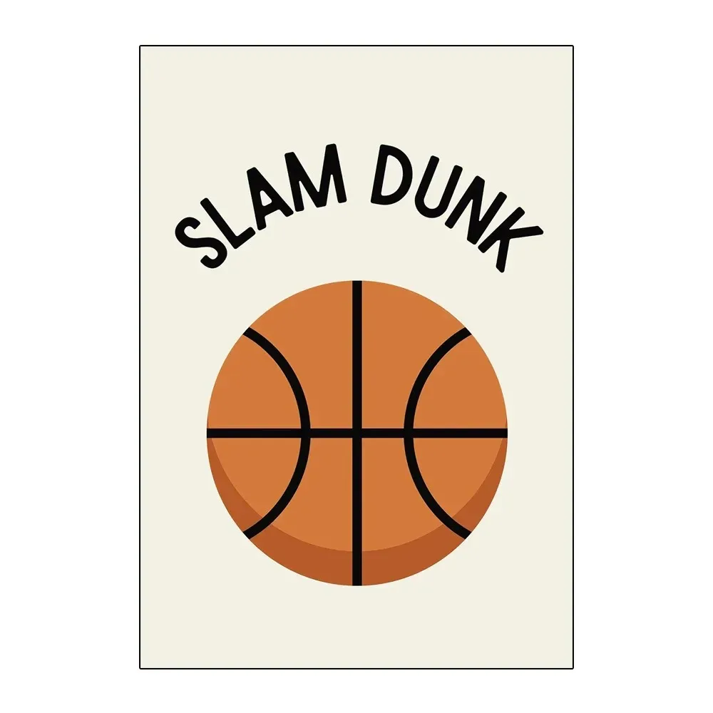 Баскетбольная Тема Для Мальчиков Настенное Искусство Холст С Принтом