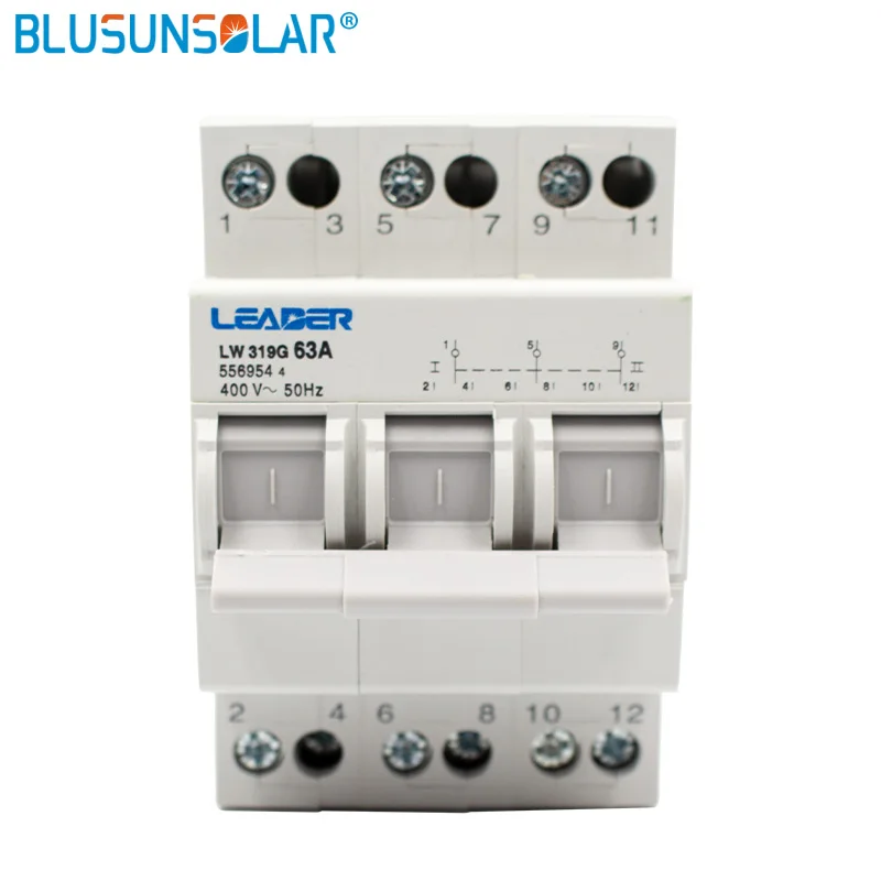 2p/3p 32A/63A 400V MTS двойной переключатель питания блокировка цепи автоматический