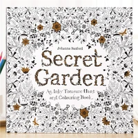 coloring book 2022 secret garden painting book for kids english version diy toys students stationery school supplies