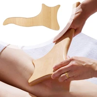 beech scraping board wooden guasha massage scraper tool pressure therapy for back neck body meridian dredge acupuncture board