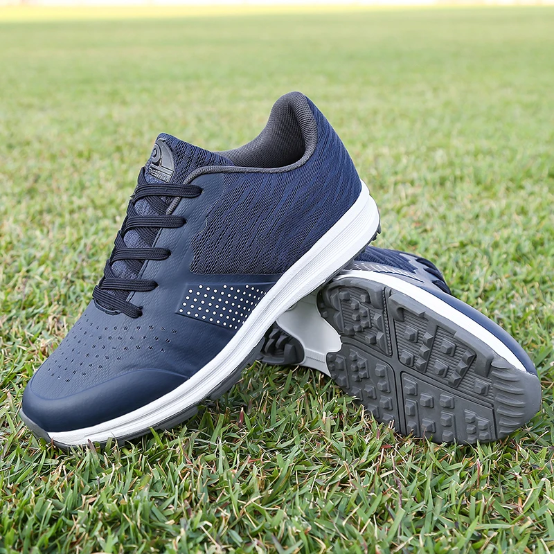 

2022 Men Golf Shoes Breathable Waterproof Non-slip Outdoor Golf Course Shoes