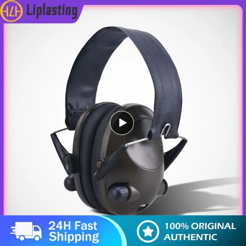 

Comfortable Electronic Earmuffs Sound Insulation Earmuff Tactical Shooting Anti-noise Earmuff Intelligent Customized