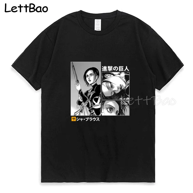 

Блузка с принтом «атака на Титанов», 2022