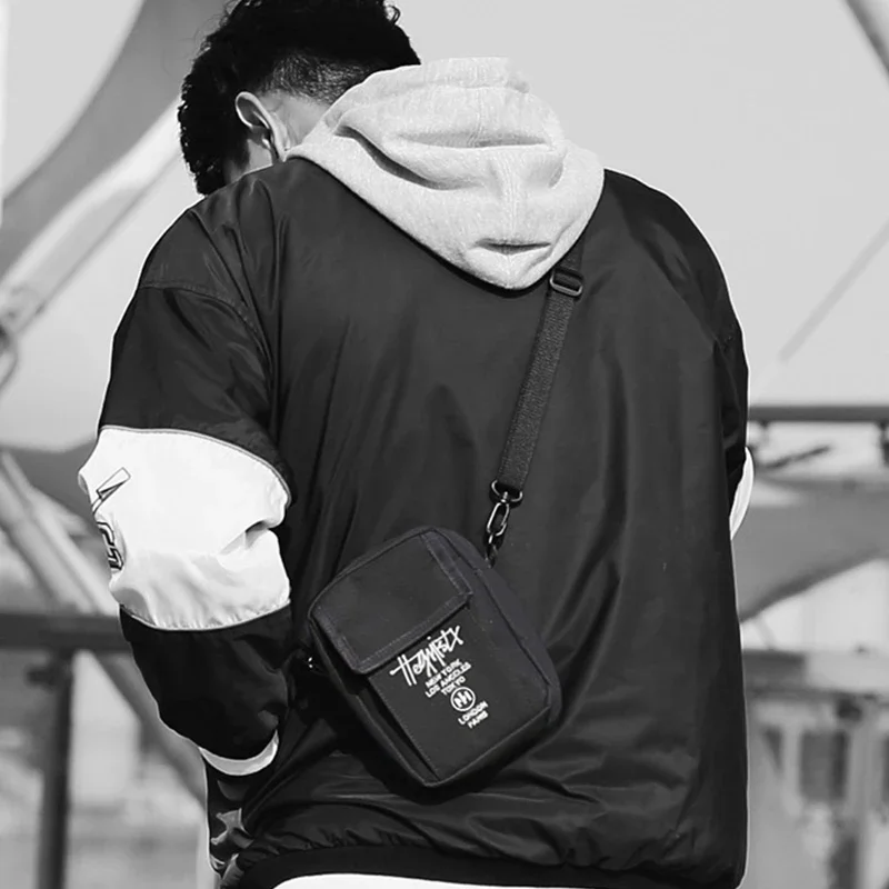 Сумка кросс-боди холщовая для мужчин и женщин