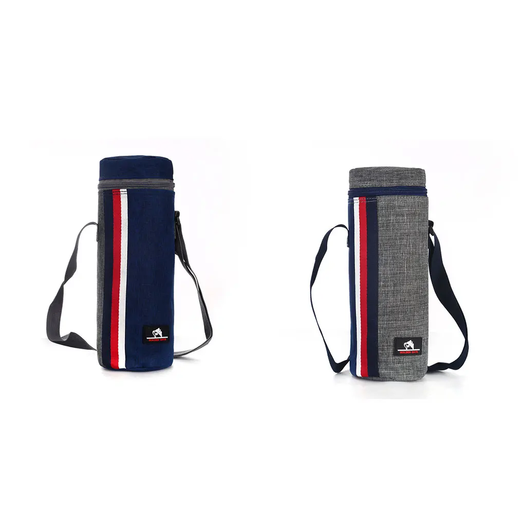 

Изолирующая сумка для бутылки с водой, портативная Водонепроницаемая вместительная сумка с алюминиевой подкладкой для хранения фруктов и ...