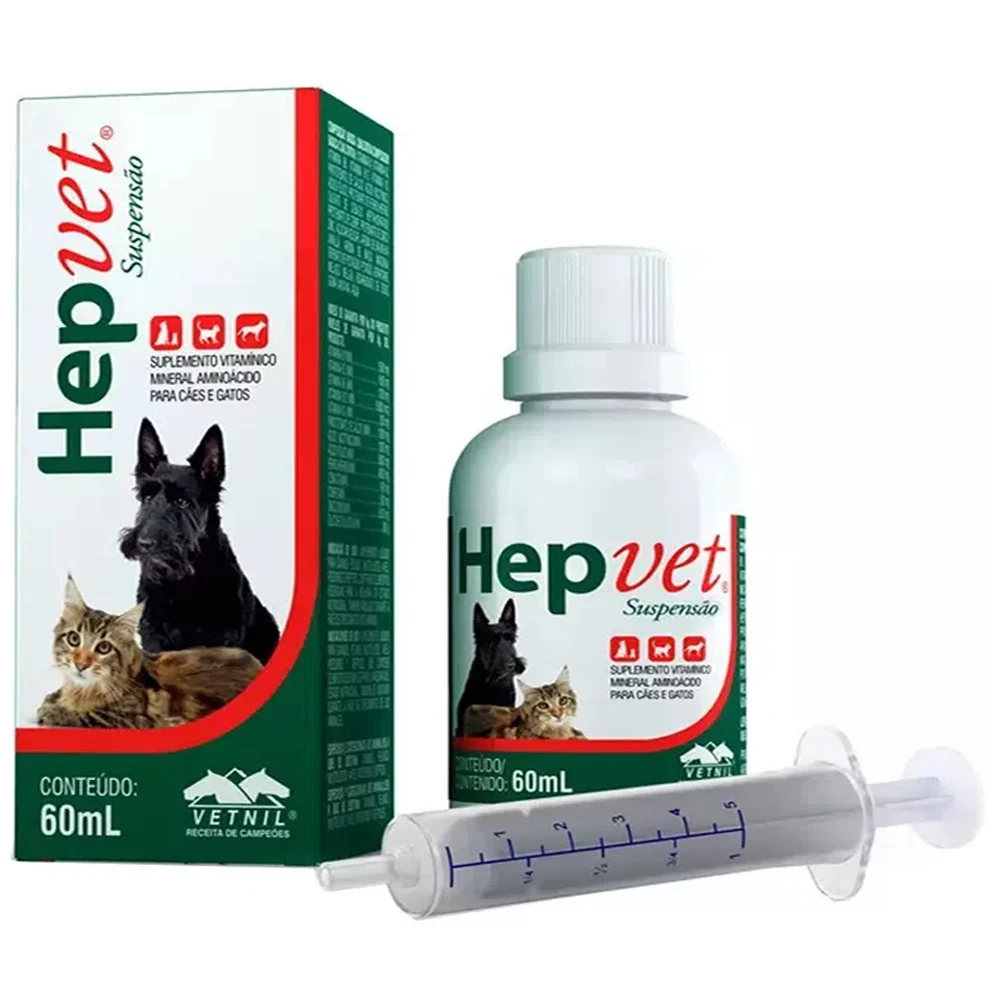 

Hepvet Suspension Vitamin Supplement Vetnil Dogs Cat 60ml