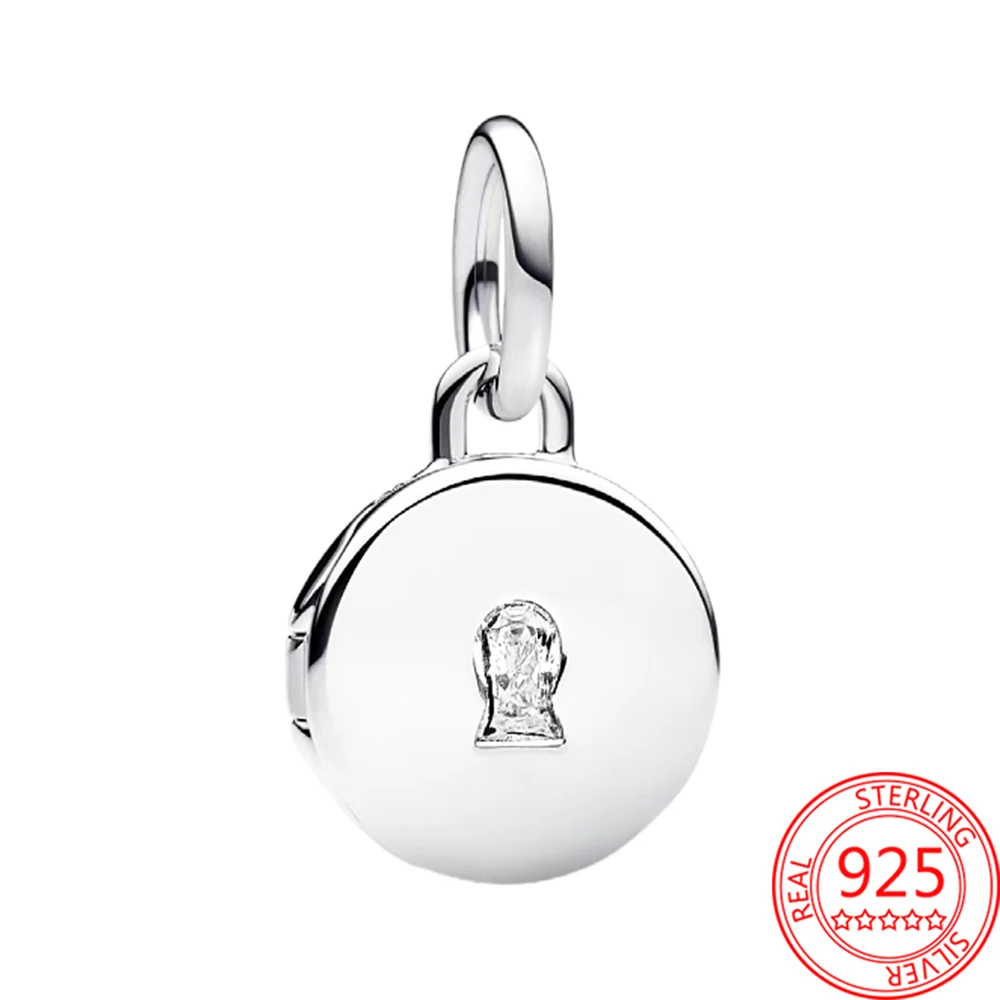 

Шарм-браслет женский из серебра 925 пробы с круглым замком