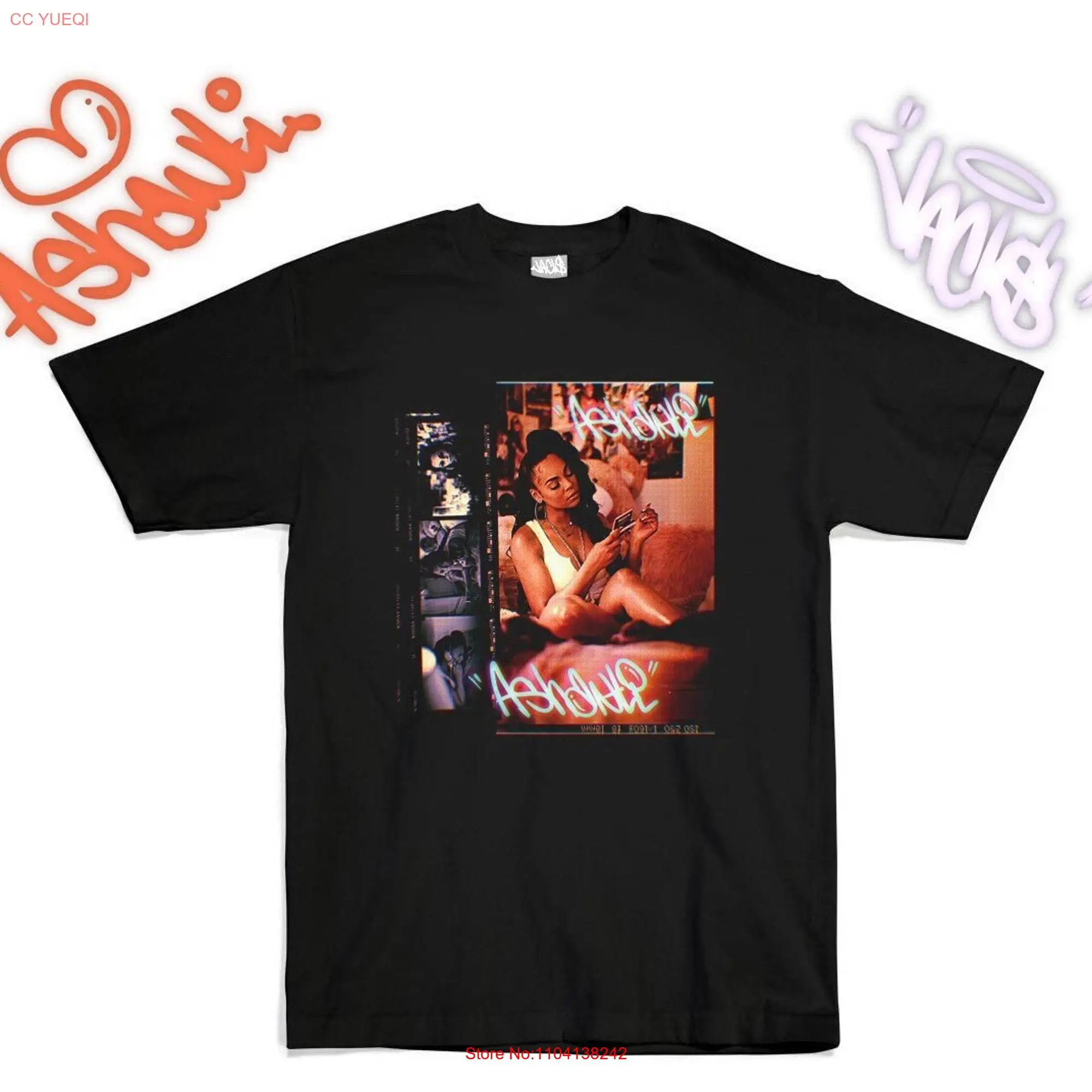 Футболка Ashanti с длинным или коротким рукавом