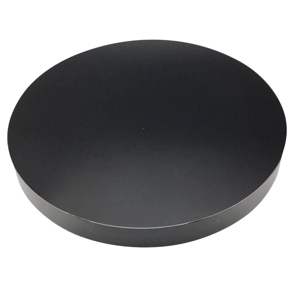 

Tabletop Decor Obsidian Black Plates Decorations Mirror Circle Work Desk Mirrors Divination Dining Table Stone