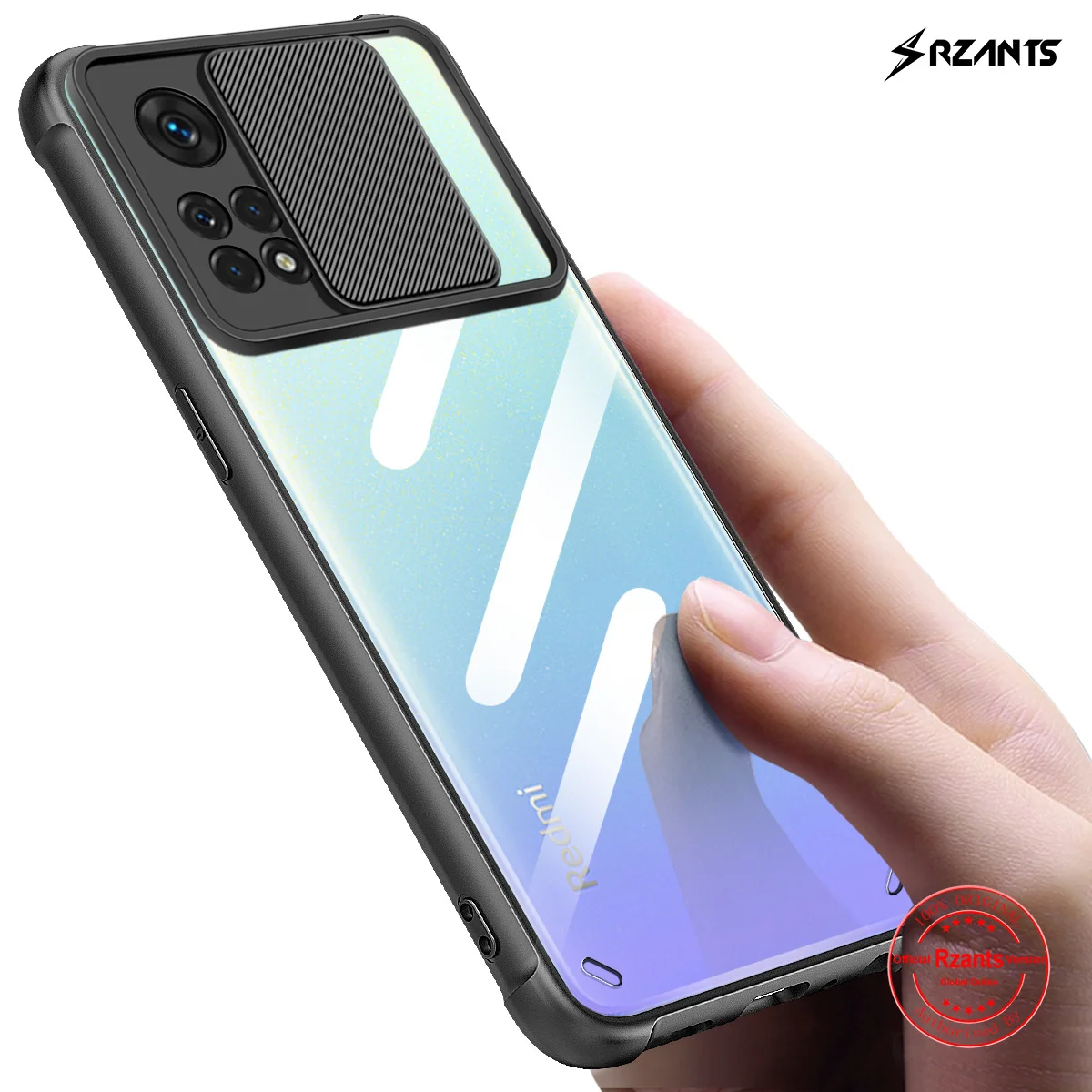 

Rzants For Xiaomi Redmi Note 11 11S Pro Global Version 4G Case [Lens Protection] Camera Protect Slim Transparent Cover
