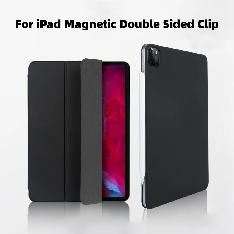 

Xumu Тонкий Магнитный чехол для iPad Pro 11 12,9 дюйма 2021 2020 Air4 Air5 2018 Mini 6 тройного сложения с смарт-функцией сна/пробуждения