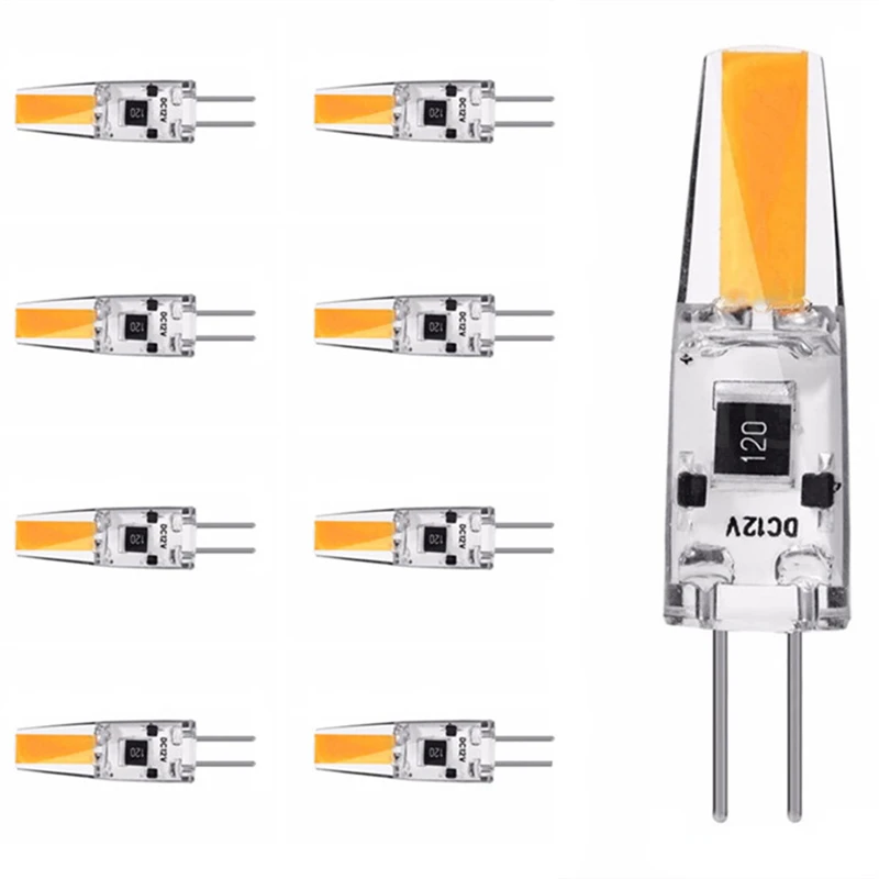 10 шт./лот миниатюрная приглушаемая Светодиодная лампа G4 светодиодный светильник