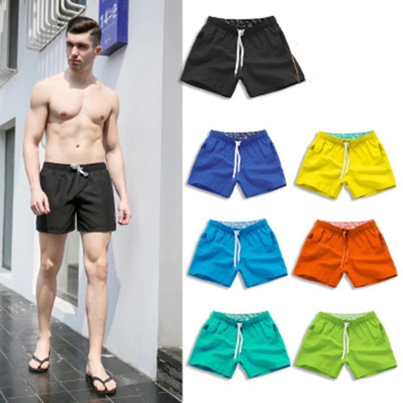 

Men's Summer Shorts With Pockets Fashion Quick Dry Casual Shorts For Men Beach Shorts Fitness Exercise Lace-up Shorts