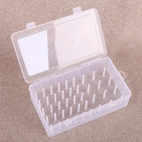bobbin carrying case container holder sewing thread storage box 42 pieces spools craft spool organizing case sewing storage