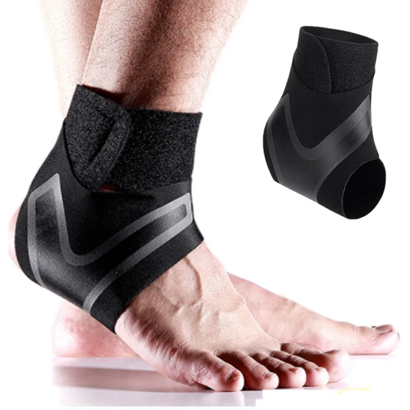 

Ankle Brace Breathable Comfortable Polyester Fiber for Sprains Sports Injuries Adjustable Compression Ankle Wrap Support