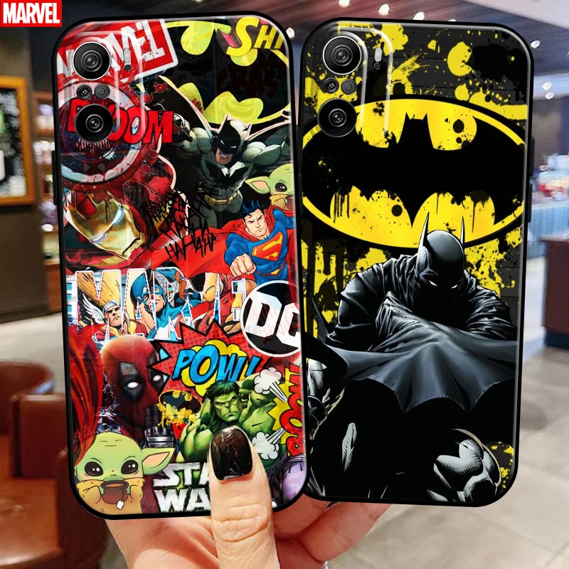 

Marvel Street Graffiti For Xiaomi Redmi K40 Pro K40 Gaming Phone Case Carcasa Coque Silicone Cover Back Soft Funda