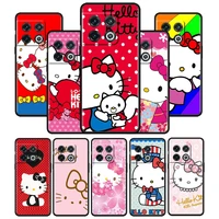 case cover for oneplus 1 9 8 7 7t 8t 9r 9rt 10 pro nord n10 n100 n200 ce 2 5g coque tpu trend silicone capinha hello kitty red