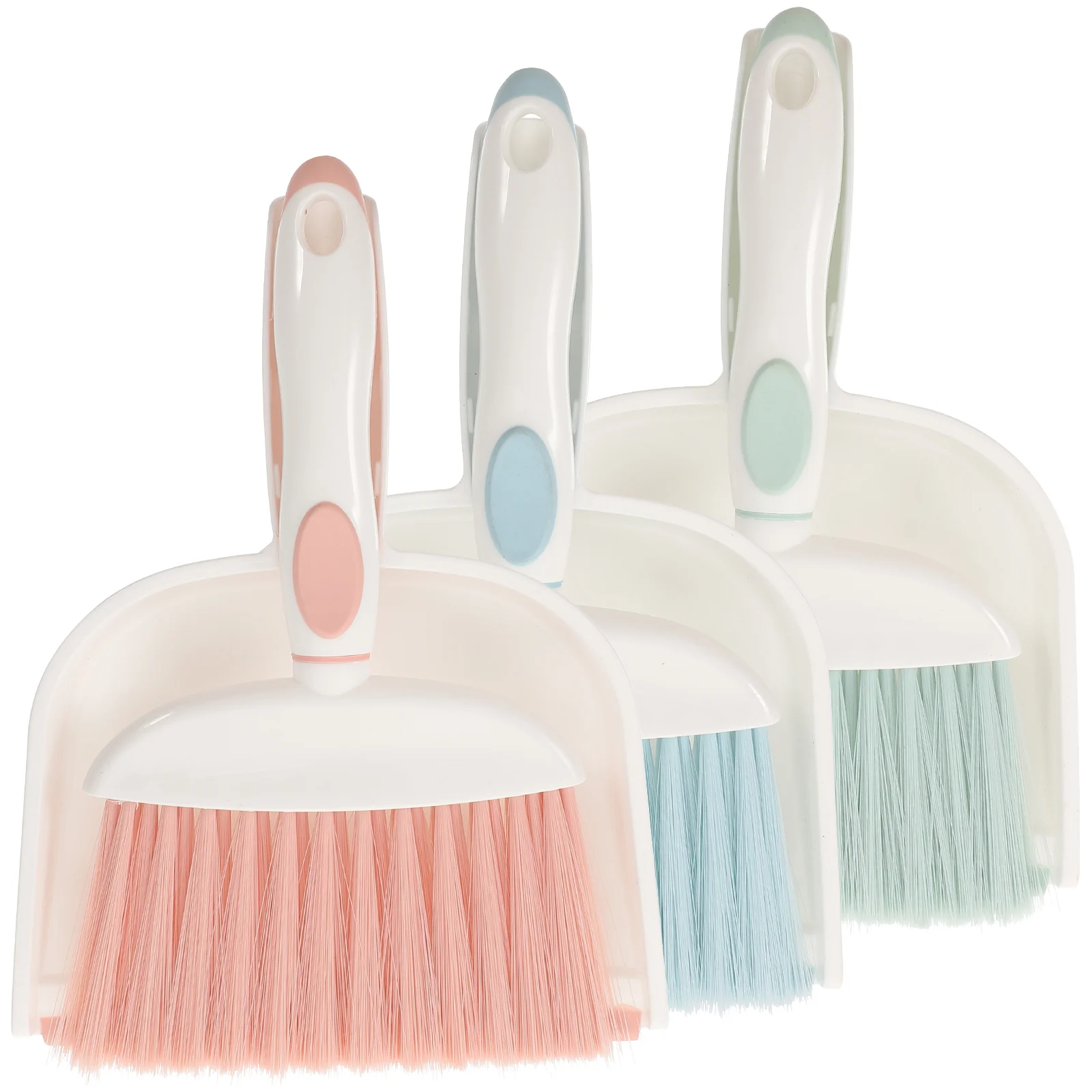 

3 Sets of Lasting Premium Whisk Broom Kit Cleaning Tool Dustpan And Broom for Daily Use Household