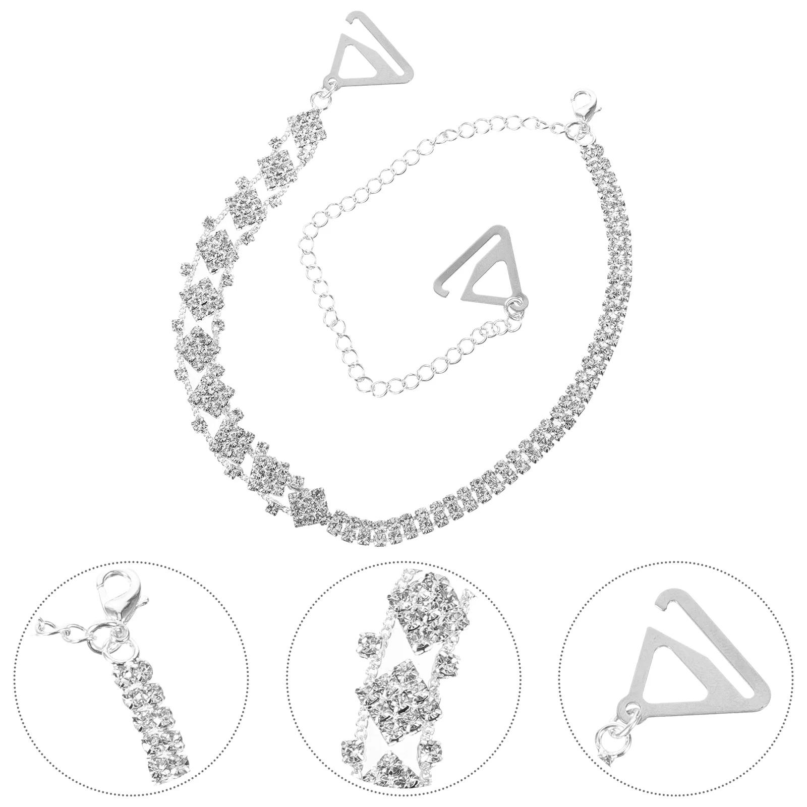 

2 Pcs Clothing Women's Womens Accessories Metal Shoulder Straps Replacement