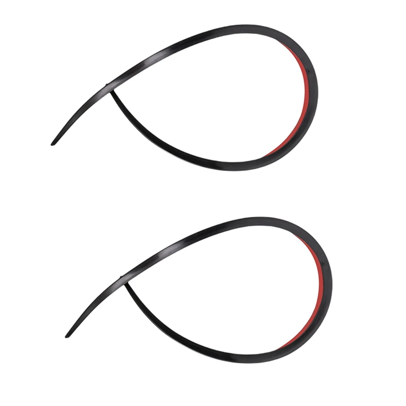 

2X Universal Roof Spoiler Gloss Black Tail Wing Spoiler Rear Trunk Spoiler For Tesla Toyota Honda Mazda BMW Benz 1.2M