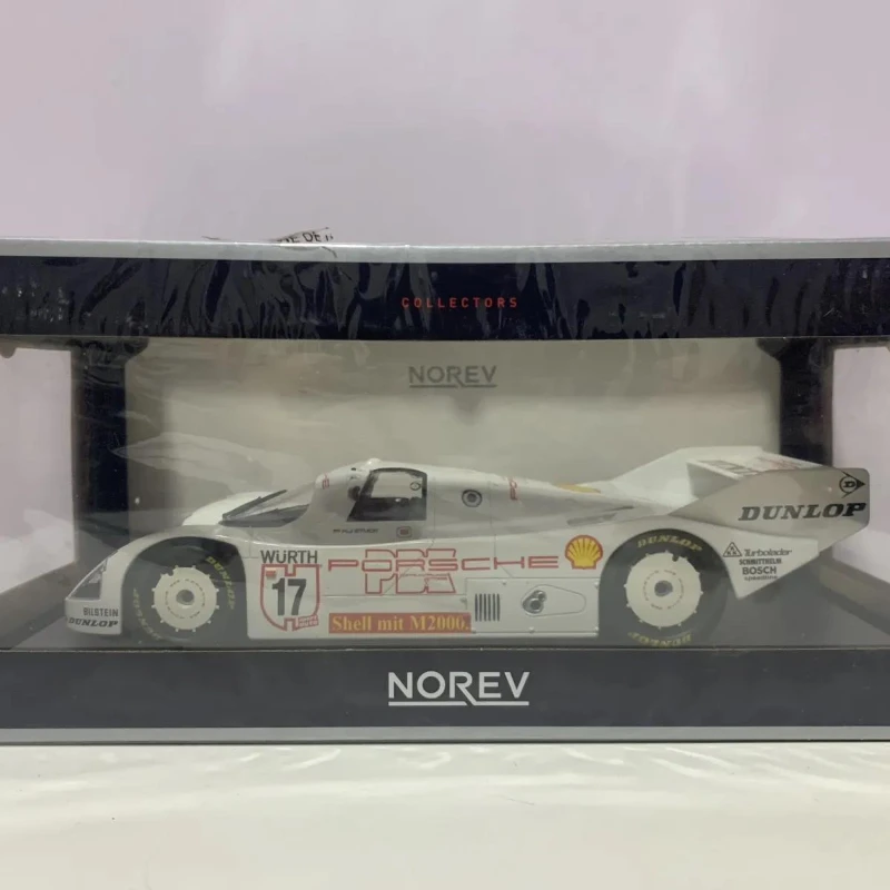 1:18 1987 Porsche 962 C Supercup High Simulation Diecast Car Metal Alloy Model Car Toys for Children Gift Collection enlarge