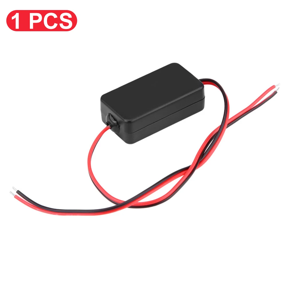 

12V DC Car Rear View Rectifier Power Relay Capacitor Filter Connector for Backup Auto Car Camera Filter Connector