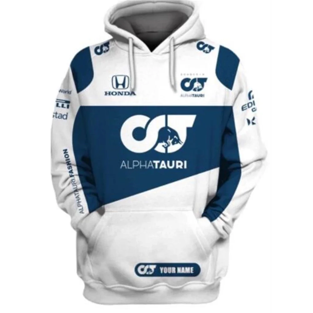 

2022 new racing fan F1 hoodie customization 3D full print size racing team logo sweatshirt unisex jacket110-6XL