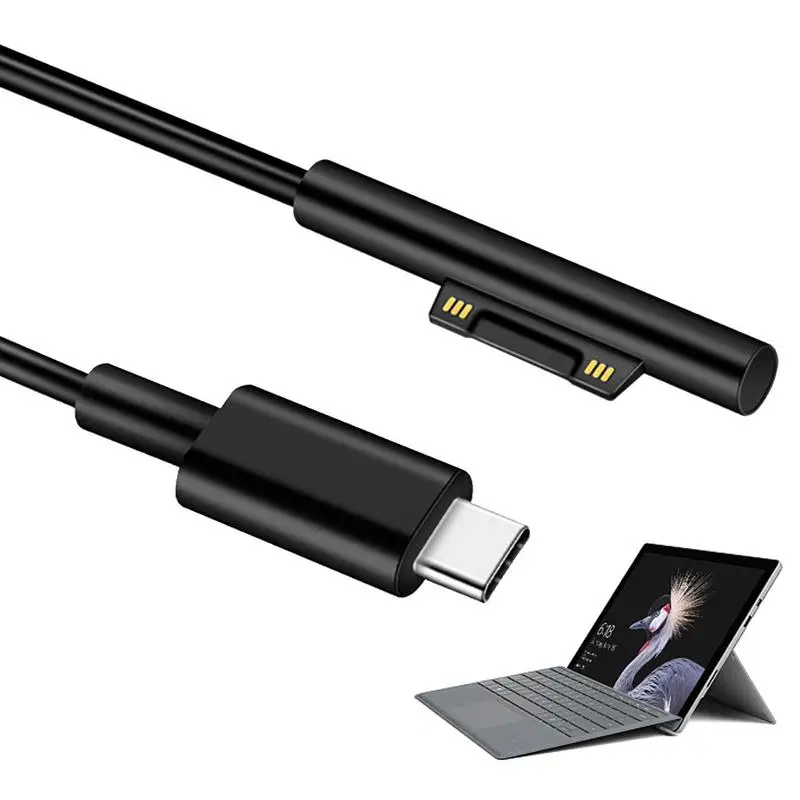 

1.5m Type-C Charger For Surface Pro3/pro4/pro5/pro6/book2/book/GO/Laptop1/2 Connector Charger 12V/15V Charging Cable
