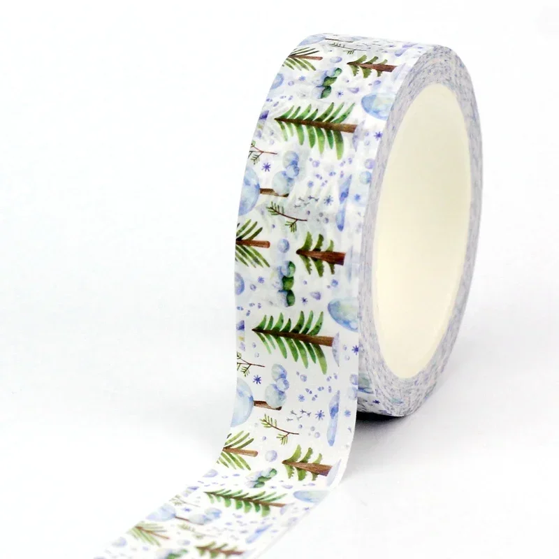 GREATHOPE WASHI TAPE Зимние Рождественские Деревья Снежная Лента