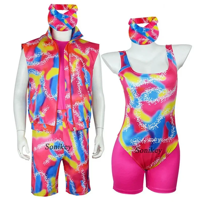 Костюм Барби для косплея по мотивам фильма Кена спортивная одежда унисекс